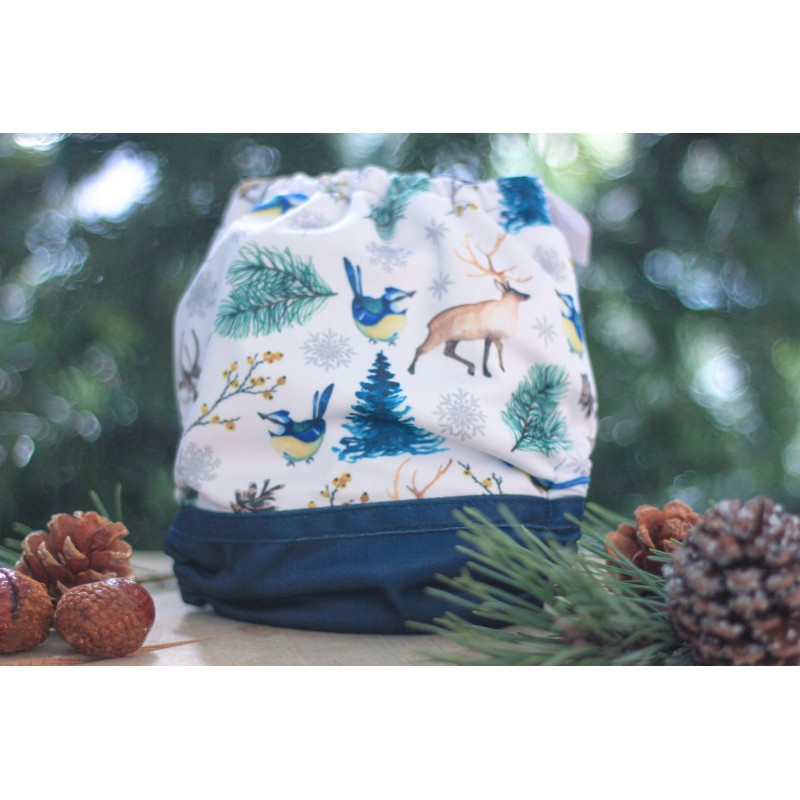 Bird and pine tree - 2.0 - Winter collection